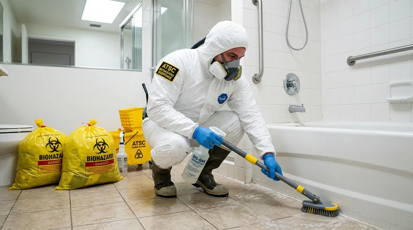 Decontamination equipment deployed for Blood Cleanup in Sanger